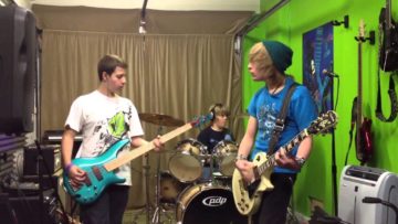 Band Practice In Nick’s Garage