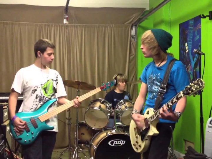 Band Practice In Nick’s Garage